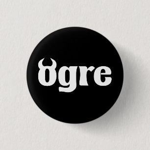 Ogre 1 Inch Round Button