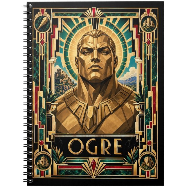 Ogre, Art Deco Mythical Notebook (Creator Uploaded)