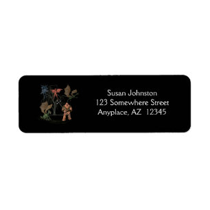 Ogre Creatures Scary Halloween Address Label