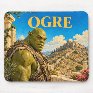 Ogre, Gothic Fantasy Monster Mouse Pad