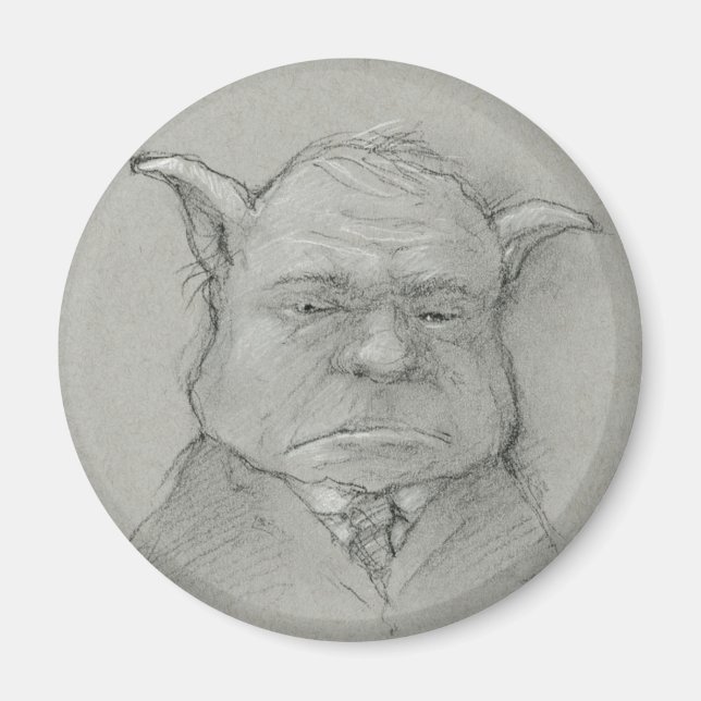 ogre of industry magnet (Front)