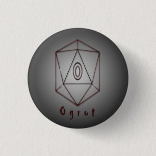 Ogrot Logo Button-Pin 1 Inch Round Button