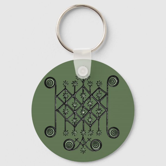 Ogun Veve Keychain (Front)