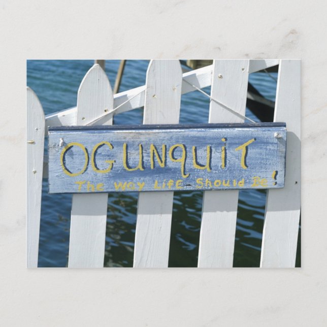 Ogunquit, the way life should be postcard (Front)