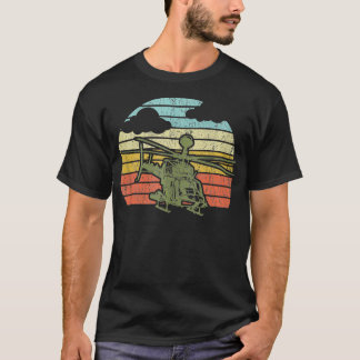 OH58D Kiowa Warrior Helicopter Pilot Veteran USA F T-Shirt