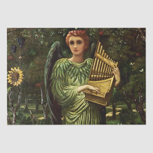 ”Oh All Ye Green Things” by Edward A F Prynne  Tissue Paper (Front)