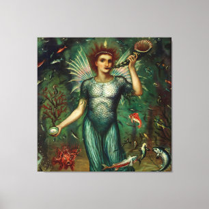 “Oh All Ye Whales” by Edward A F Prynne Canvas Print