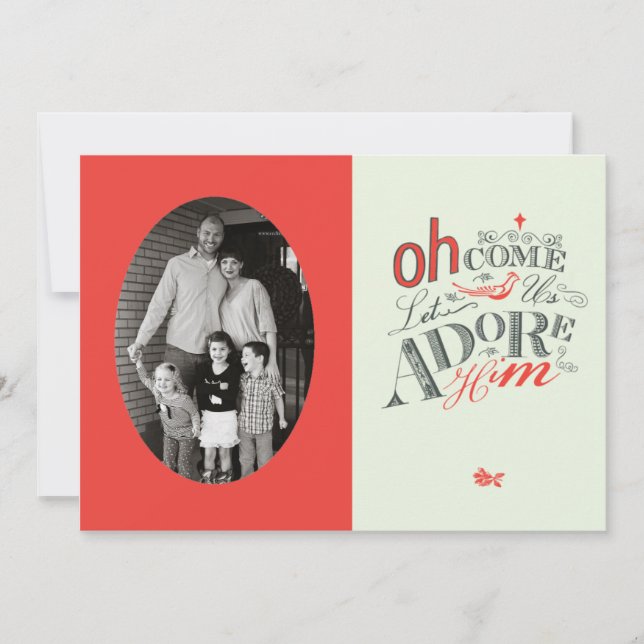 Oh, allons-nous l'admirer Carte de vacances (Devant)