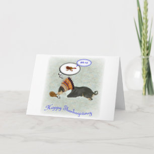 Oh AUCUNE carte de voeux de thanksgiving de
