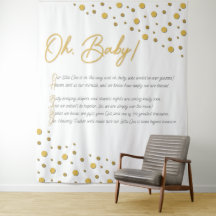 Oh, Baby! Baby Shower Backdrop-XL