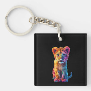 Oh Baby Big Cat Cub  Keychain