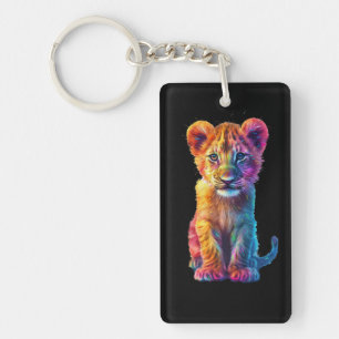 Oh Baby Big Cat Cub  Keychain