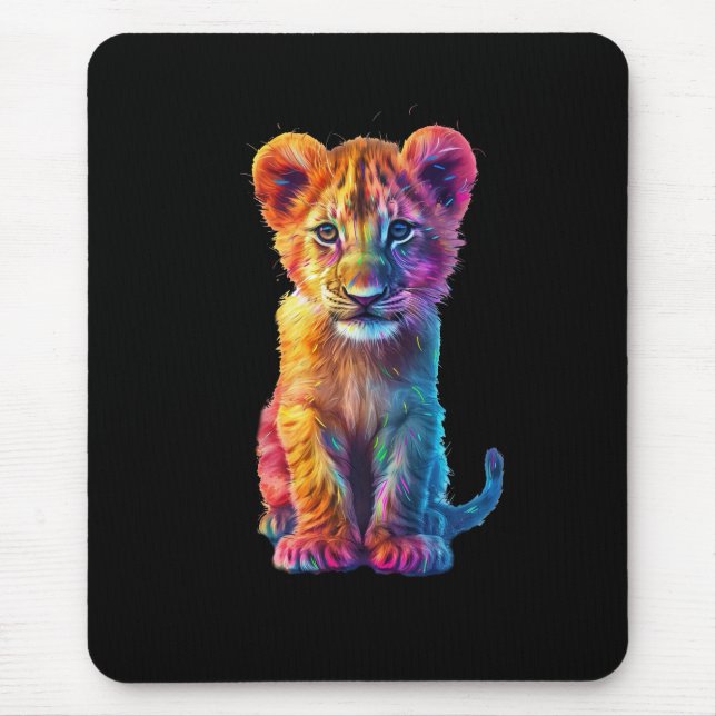 Oh Baby Big Cat Cub  Mouse Pad (Front)