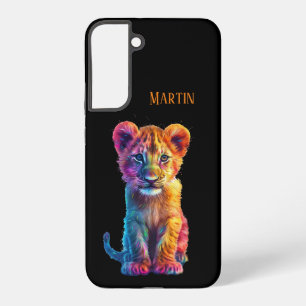 Oh Baby Big Cat Cub Personalized Samsung Galaxy Case