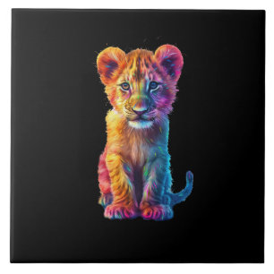 Oh Baby Big Cat Cub  Tile