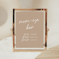 Oh Baby Brown Minimalist Mom Osa Bar