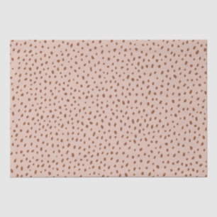 "Oh Baby" Brown Script & Beige Dots Baby Shower Tissue Paper