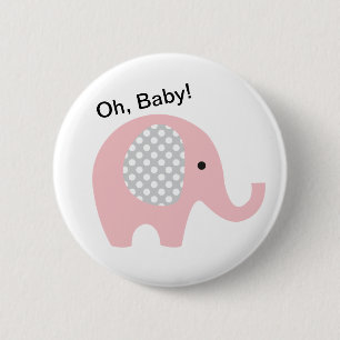 Oh, Baby! Buttons with Elephant