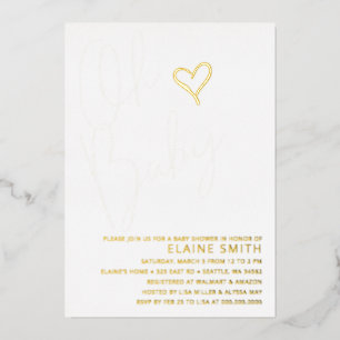 Oh Baby Cute Gender Neutral Baby Shower