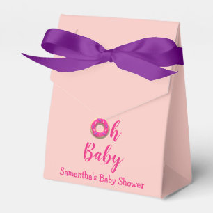 Oh Baby Doughnut Baby Shower Favor Box