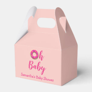 Oh Baby Doughnut Baby Shower Favor Box