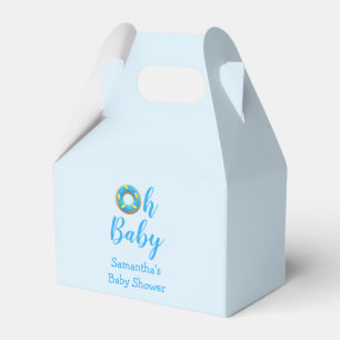 Oh Baby Doughnut Baby Shower Favor Box