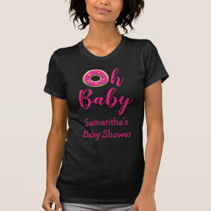 Oh Baby Doughnut Baby Shower T-Shirt