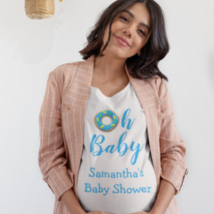 Oh Baby Doughnut Baby Shower T-Shirt
