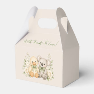 Oh Baby Duck and Koala Baby Shower Favor Box