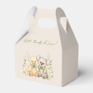 Oh Baby Duck and Koala Baby Shower Favor Box