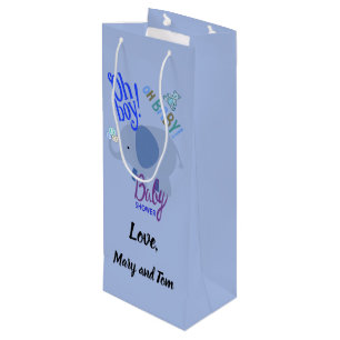 Oh Baby! Enchanting Baby Shower  Wine Gift Bag