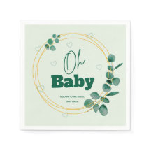 Oh Baby Eucalyptus Leaves Baby Shower
