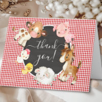 Oh Baby Farm Animaux Baby shower Merci