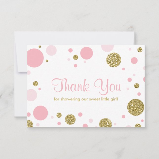 Oh Baby Girl, Carte de remerciements, Parties scin (Devant)