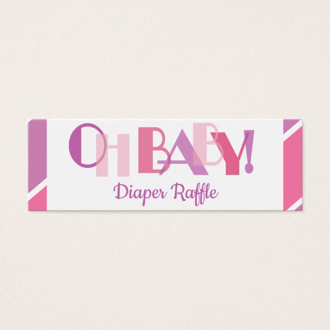 Oh Baby Girl Rose Typographie moderne Dessin Raffl (Devant)