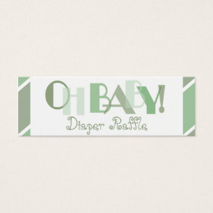 Oh Baby Green Déchets Moderne Raffle