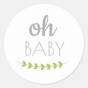 Oh Baby Greenery Stickers
