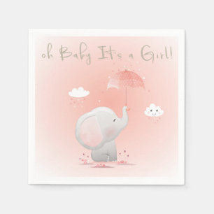 Oh Baby! It's a Girl! Napkin