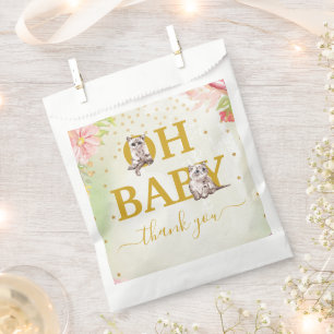 Oh Baby Kitten Cat Baby Shower Favour Bag