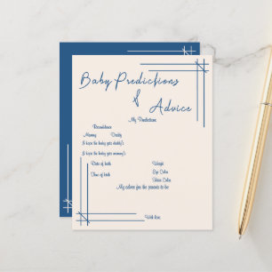 Oh Baby! Minimalist Baby Predictions & Advice Game