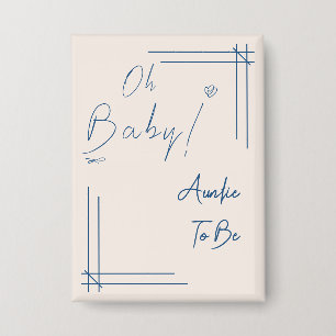 Oh Baby! Minimalist Gender Neutral Auntie-to-be