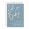 Oh Baby Modern Cute Blue Boy Baby Shower