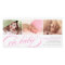 Oh Baby | Pink Script Birth Announcement