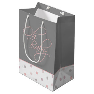 Oh Baby Posh Baby Girl Medium Gift Bag