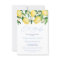 Oh Baby Positano Lemons Blue Boy Baby Shower