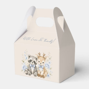 Oh Baby Raccoon and Deer Baby Shower Favor Box