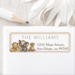 Oh Baby Safari Animaux Boho Baby shower