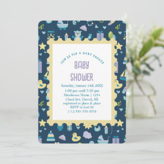 Oh Baby Shower Invitation