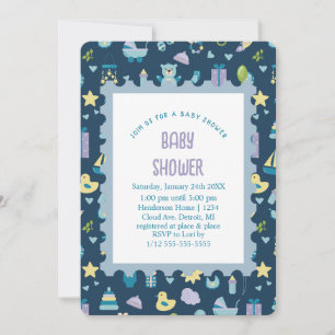 Oh Baby Shower Invitation