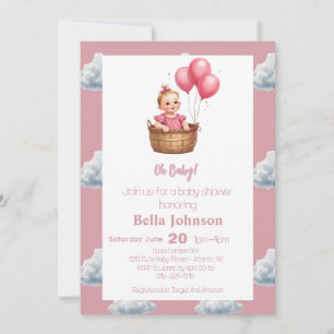Oh Baby Shower  Invitation